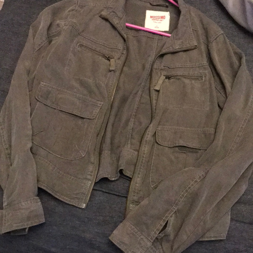 Navy green jacket